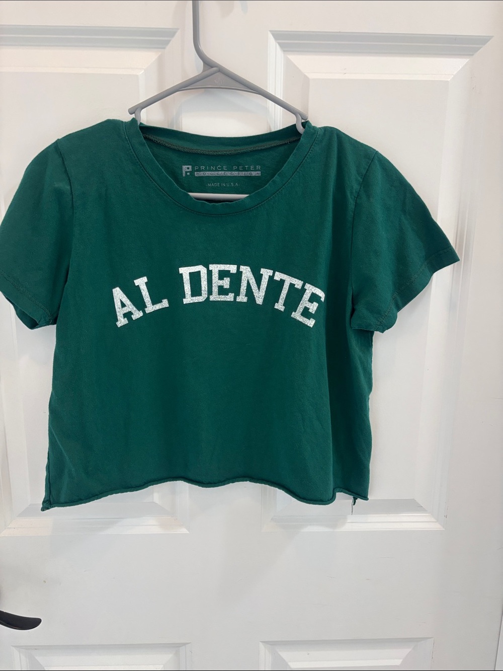 Prince Peter Collection Green "Al Dente" Crop Top